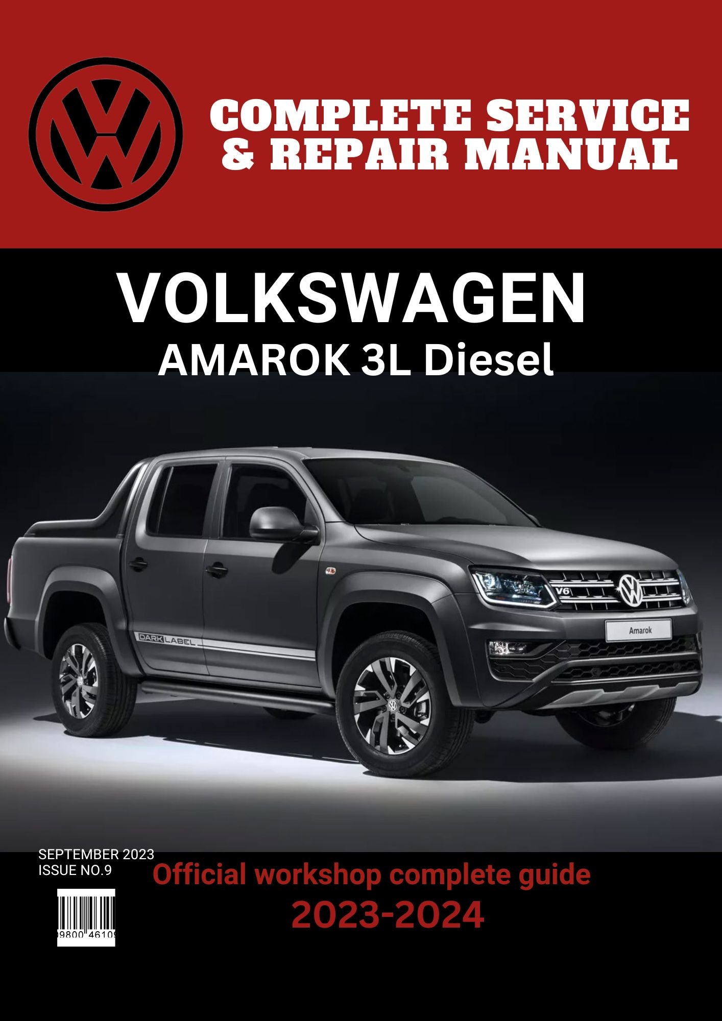 Amarok 3L Diesel 2023 - 2024 Workshop Repair and Maintenance Manual