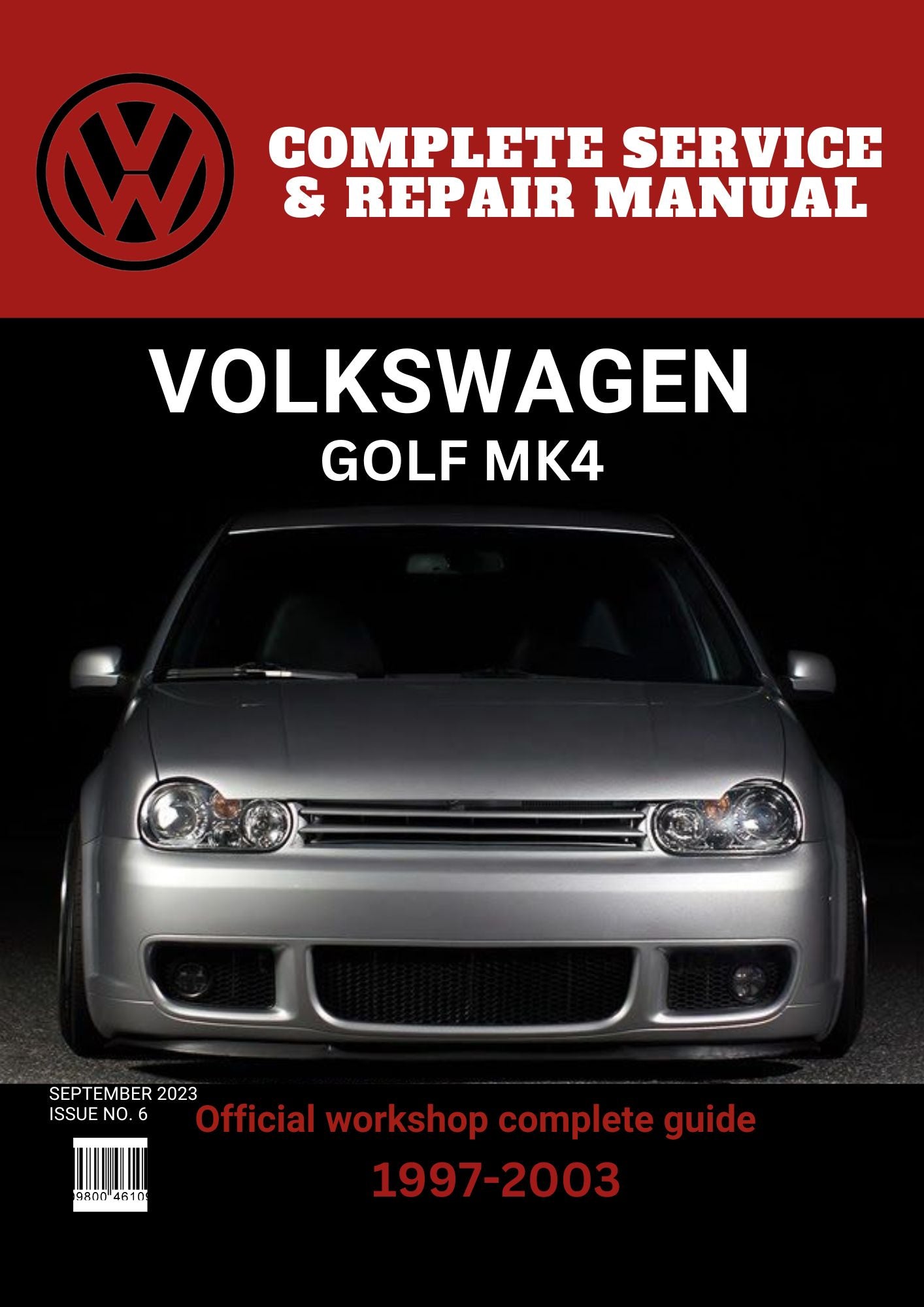 Golf MK4 1997 - 2003 Workshop Repair and Maintenance Manual
