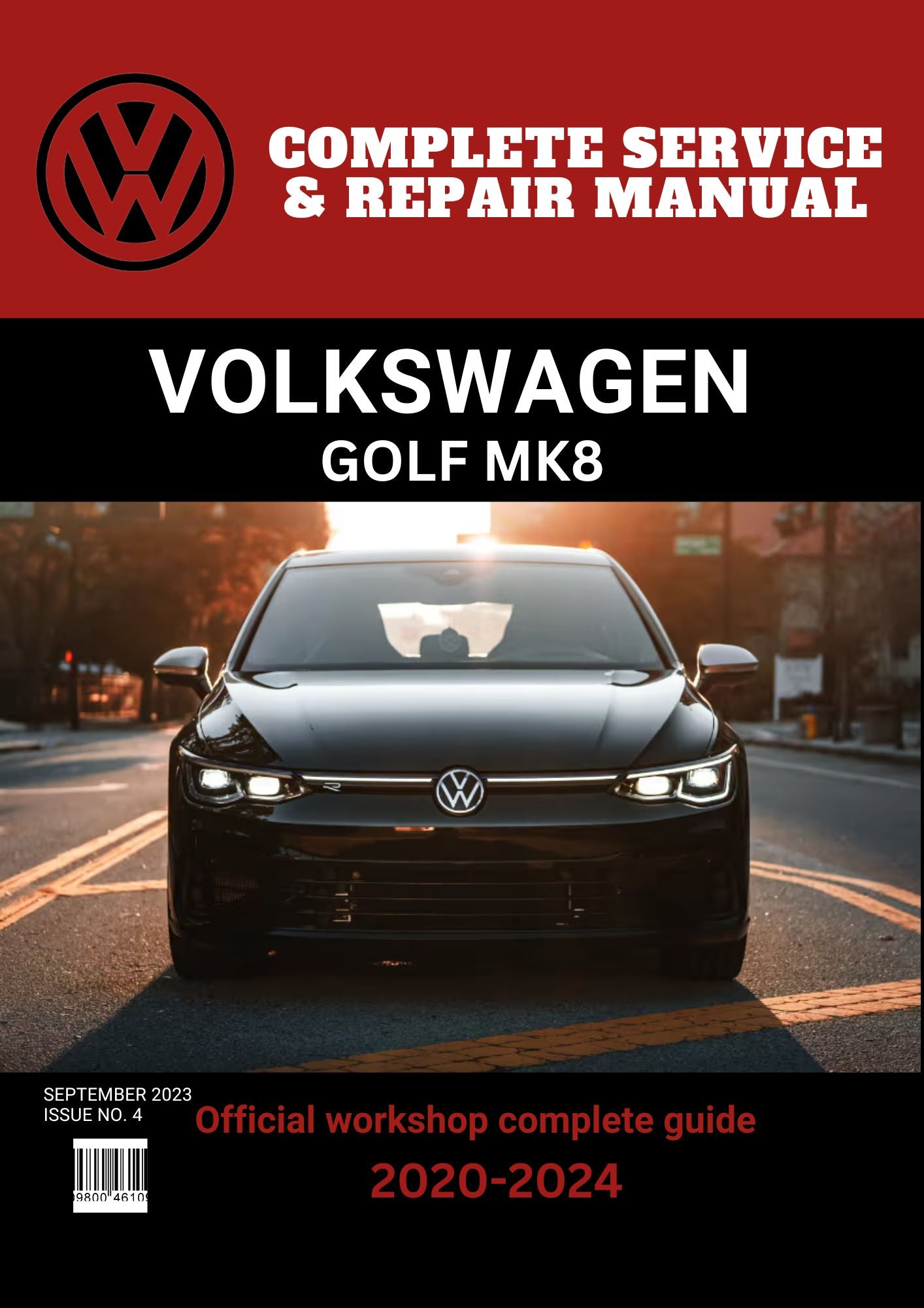 Golf MK8 2020 - 2024 Workshop Repair and Maintenance Manual