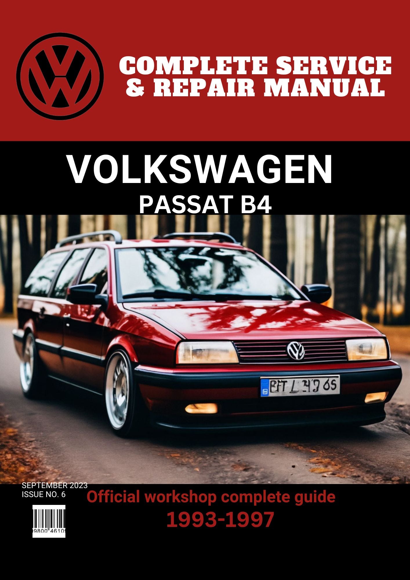Passat B4 1993 - 1997 Workshop Repair and Maintenance Manual
